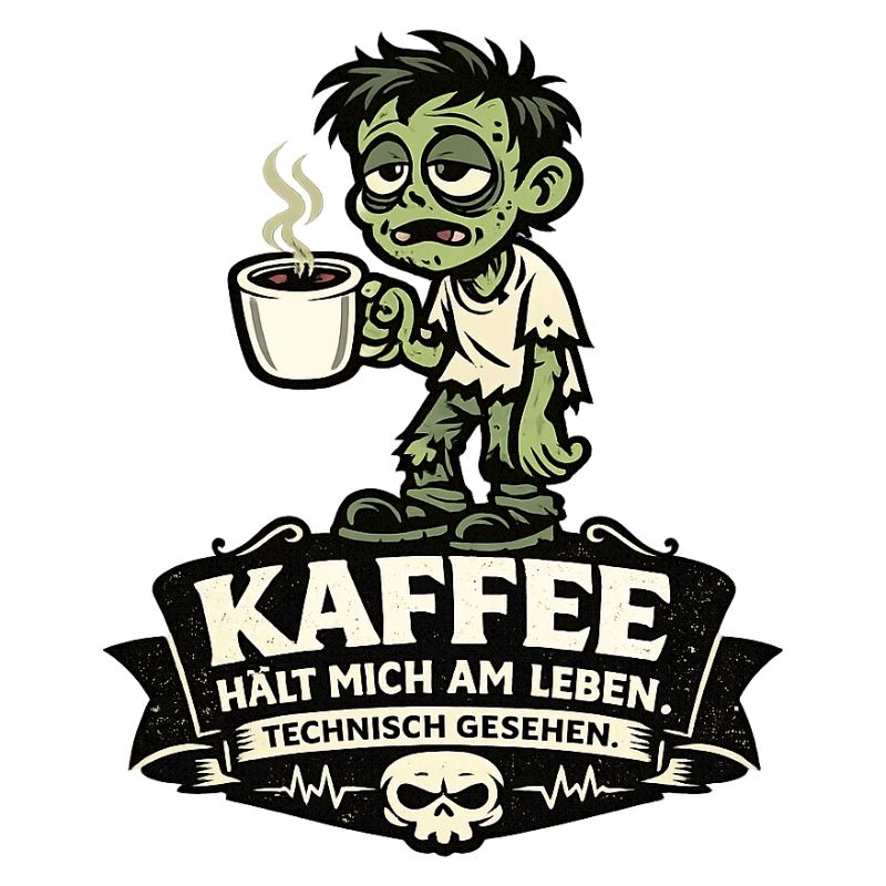 Kaffee Zombie Tech-Gag