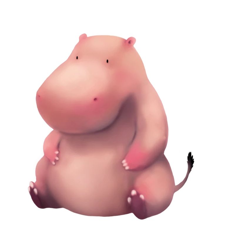 Nilpferd Illustration