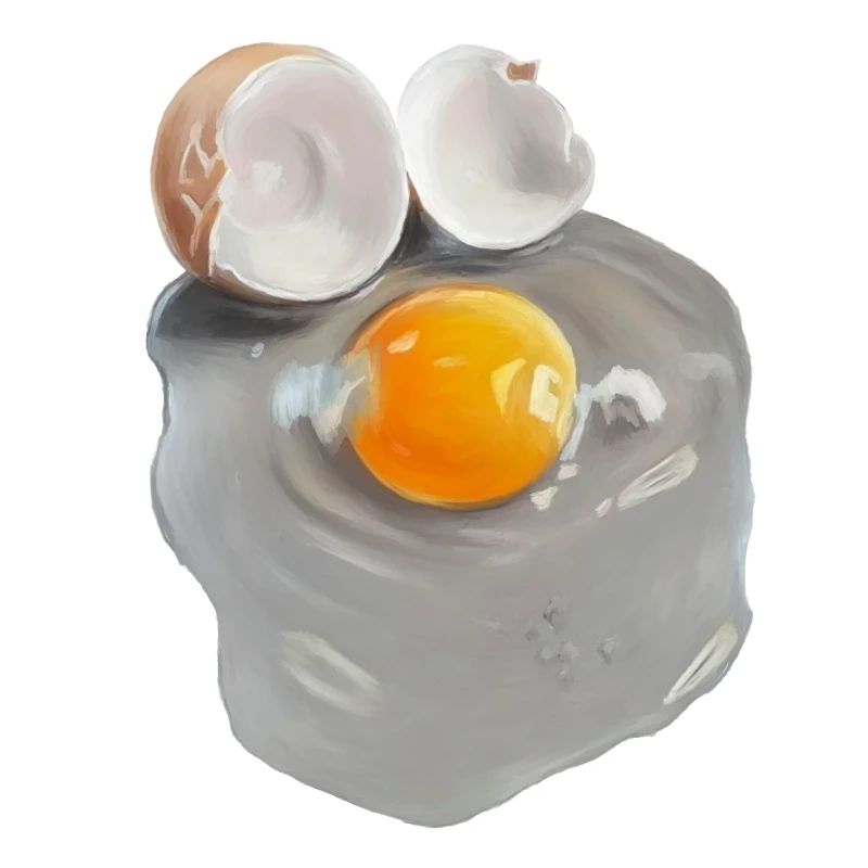 image d’oeuf en gris abstrait