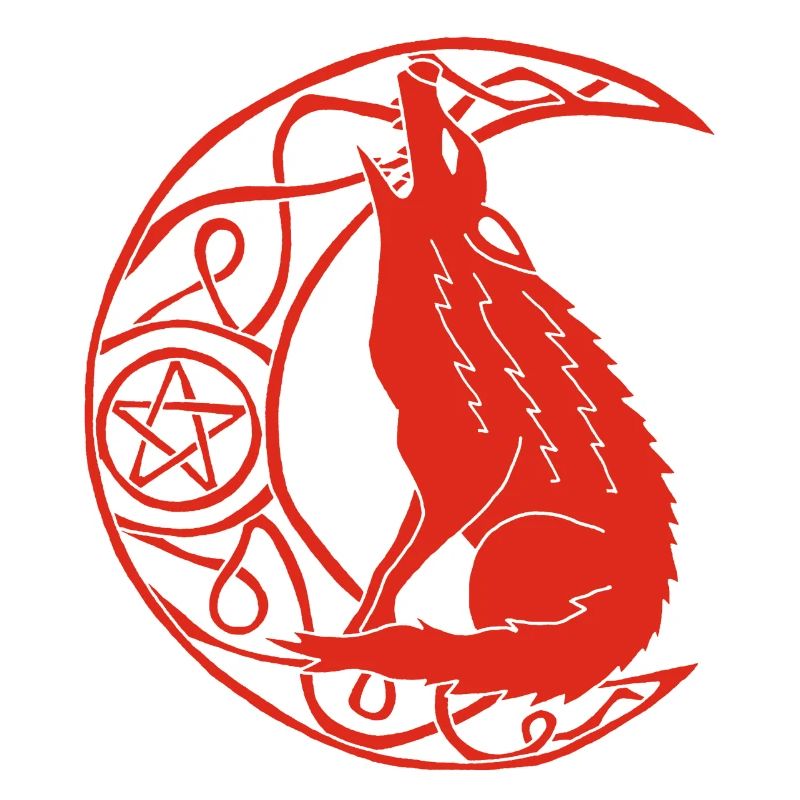 Hurlement du loup rouge