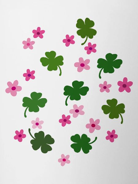 Lucky clover, flowers