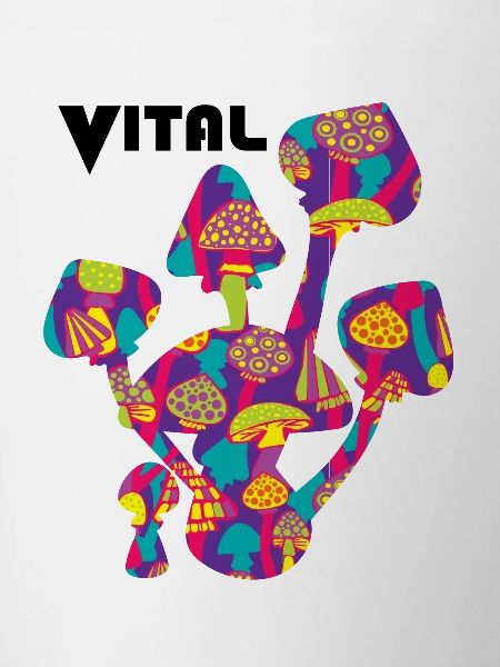 Vital mushroom neon