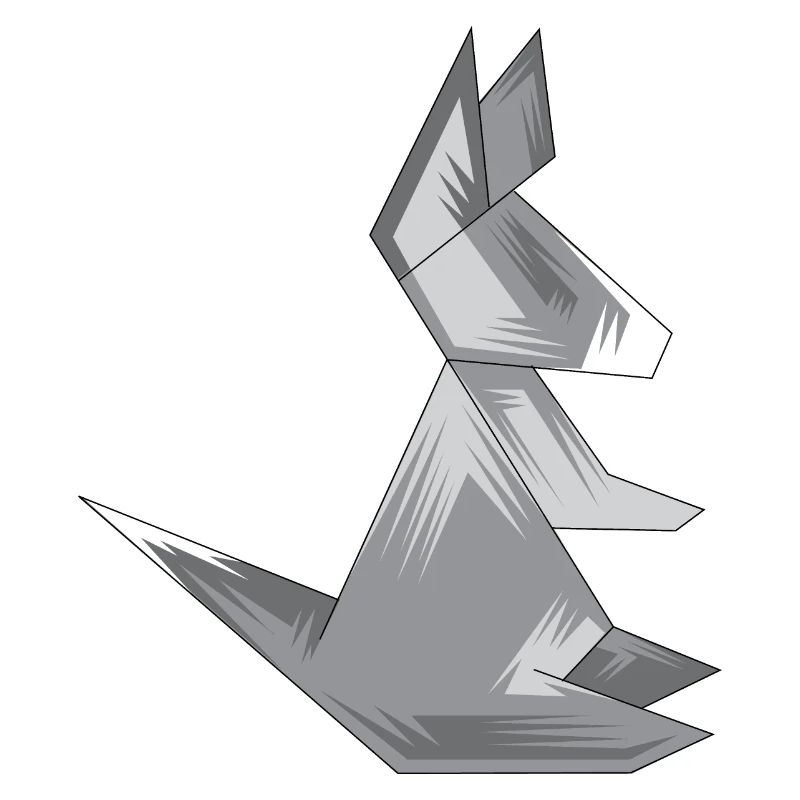 Geometry Rabbit Animals Symbol Logo icon