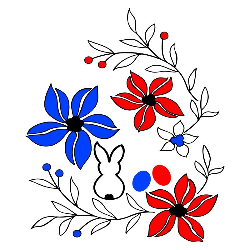 Pâques, vrilles florales