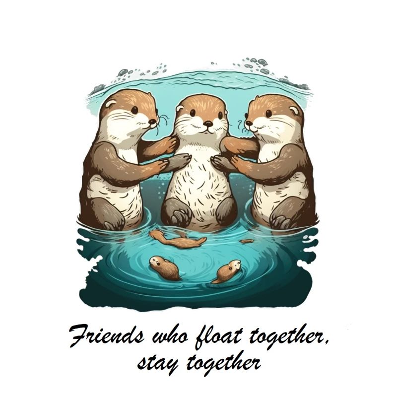 Les amis qui flottent ensemble restent ensemble