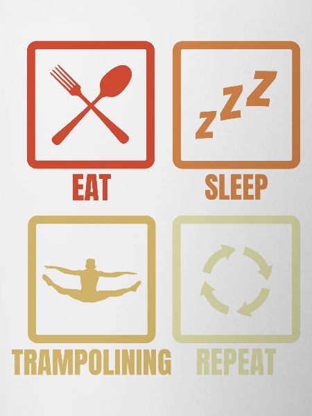 Manger Sommeil Trampoline Répéter