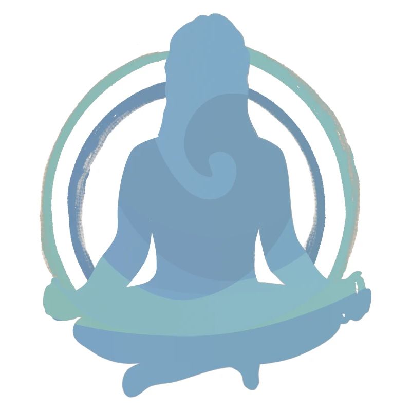 Conception de silhouettes de méditation Boho Yoga