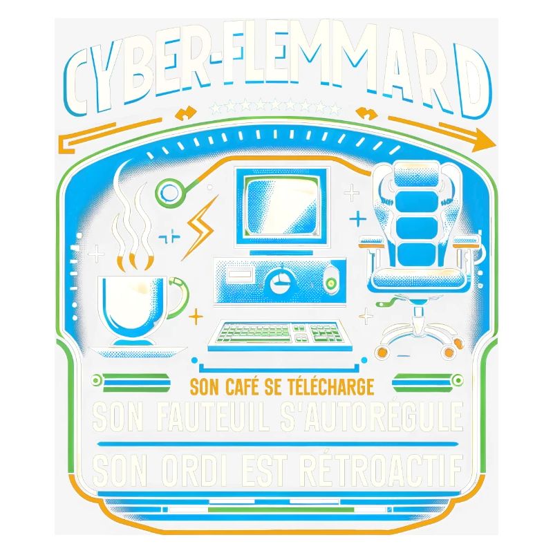 Cyber-Flemmard Rires et Gadgets Numériques