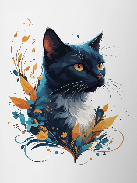 Bunte Katze