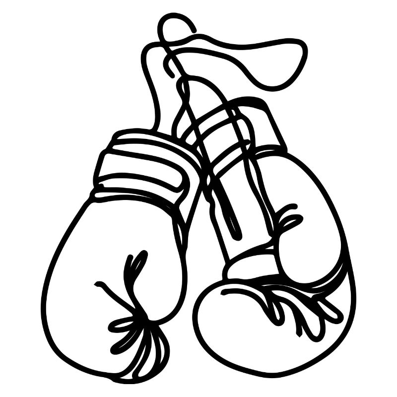 Boxhandschuhe Skizze