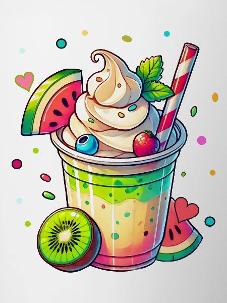 exotic fruity dreams:summer milkshake