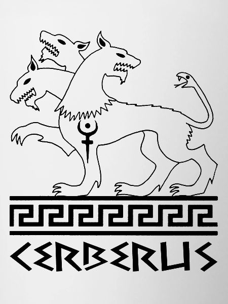 Black Cerberus Wolf Dog