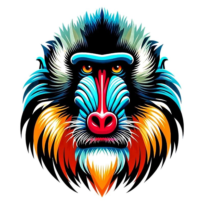 Mandrill monkey