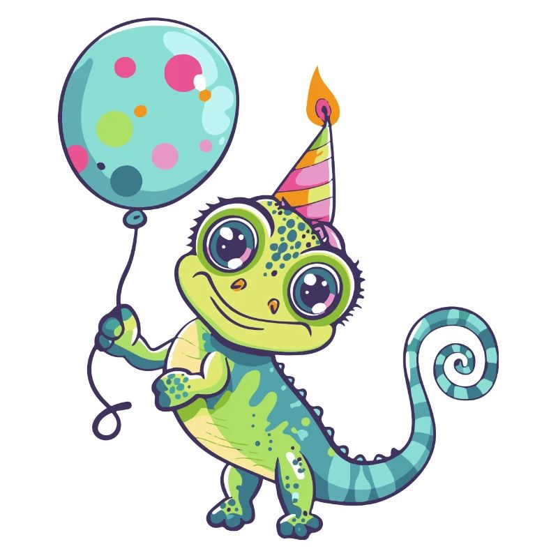 Chameleon Birthday Comic