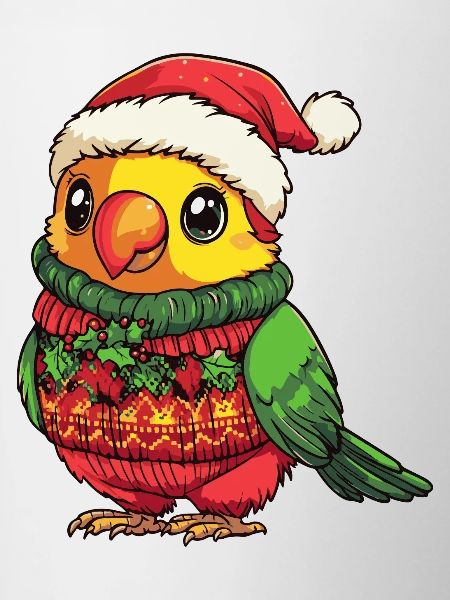 Parrot Christmas Comic
