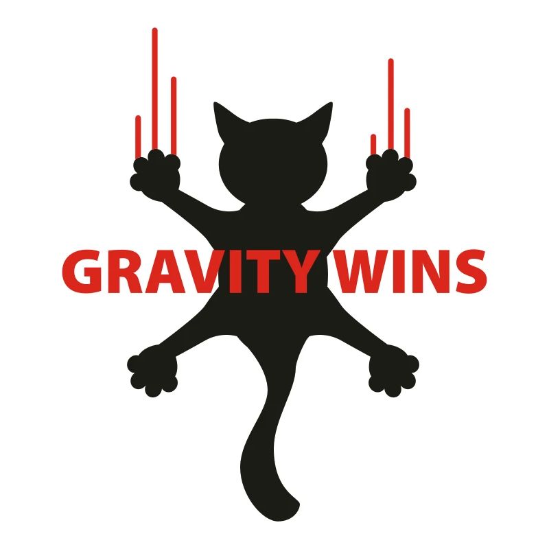 Gravity wins bloody Katze