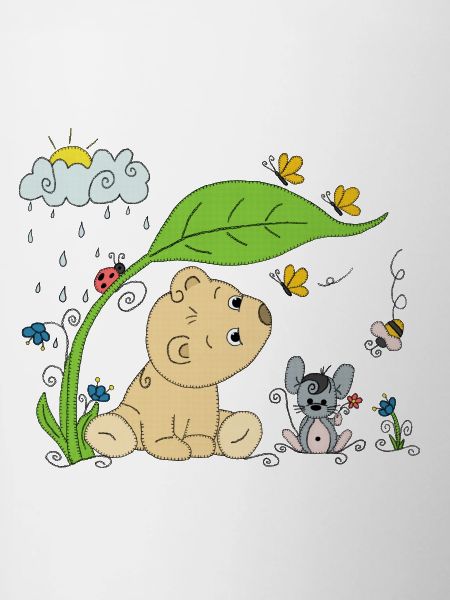 Bärchen im Regen