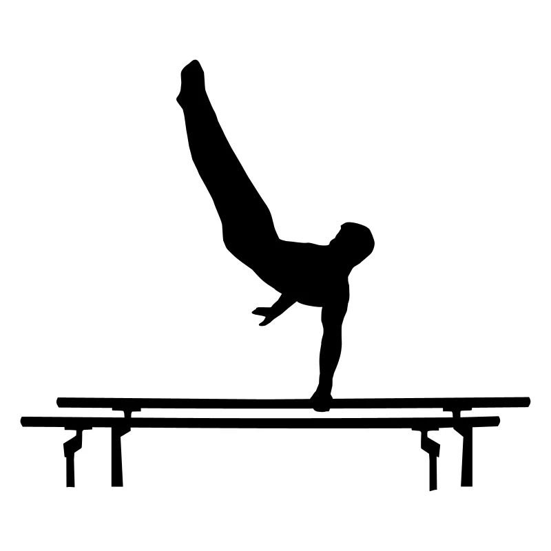 Men's Gymastics, Gymnast doing parallel bars