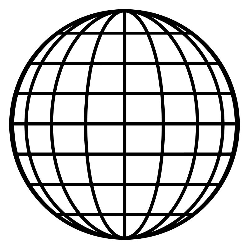 Sphere Globe Circle Round Geometric Shape