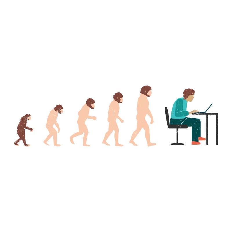 Evolution Developer Programmer gift idea