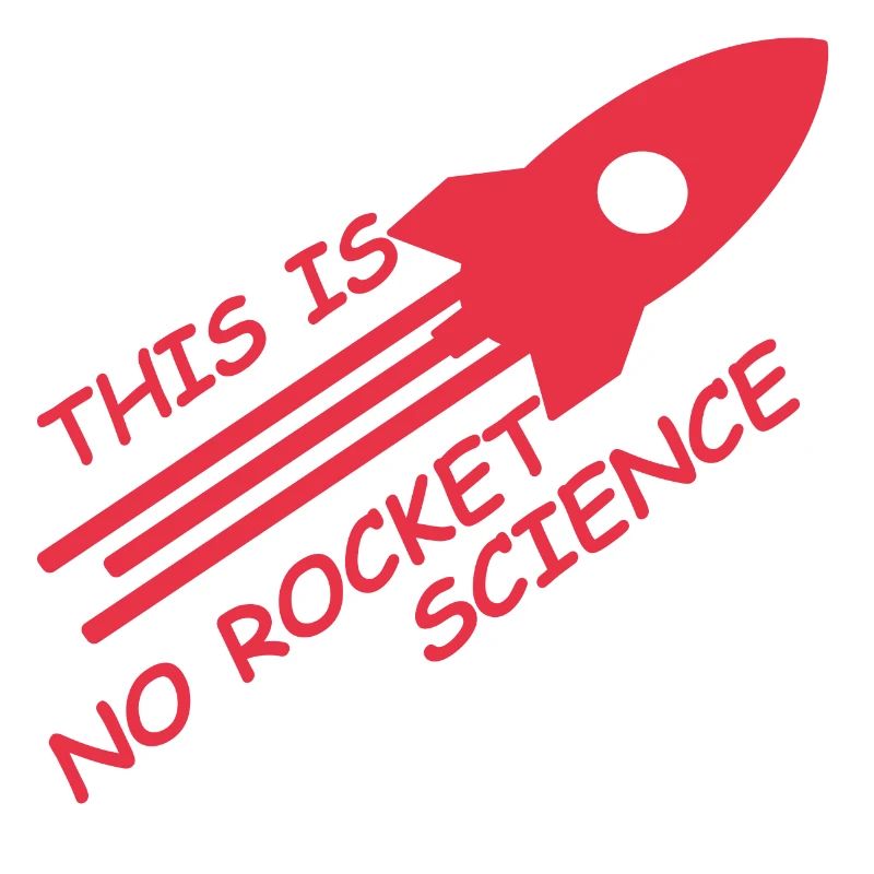 pas de cadeau de chemise d'énonciation drôle de science de fusée