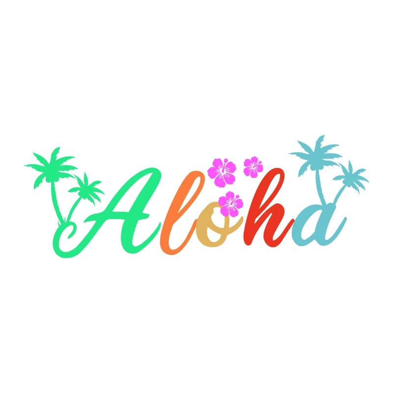 Idée de cadeau de vacances de plage d'été Hawaii Aloha