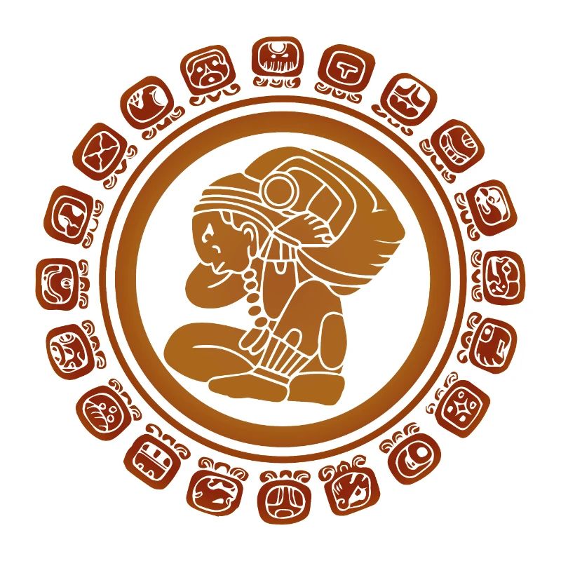 Idée cadeau calendrier maya symbole maya
