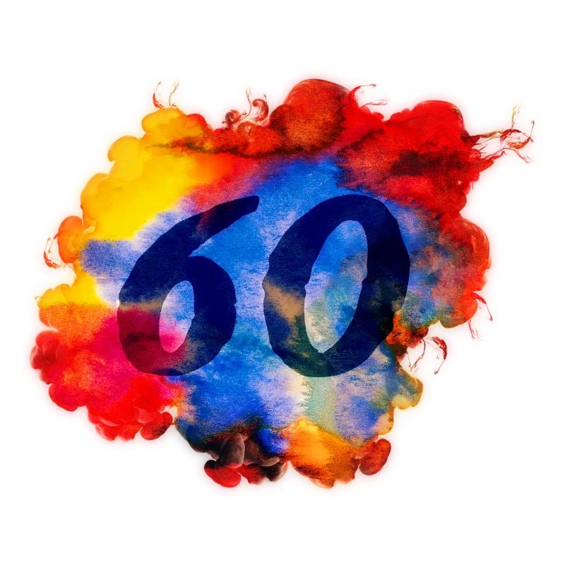 60e anniversaire - Aquarelle
