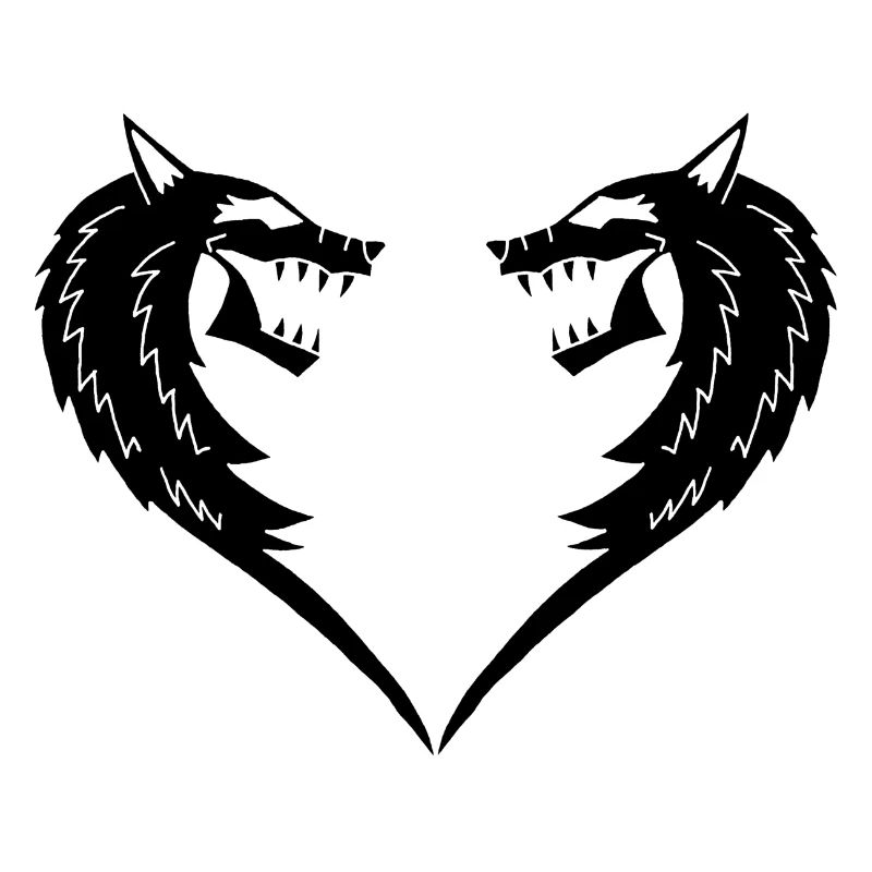Black Wolf Heart