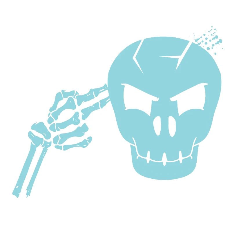 Skull head shot