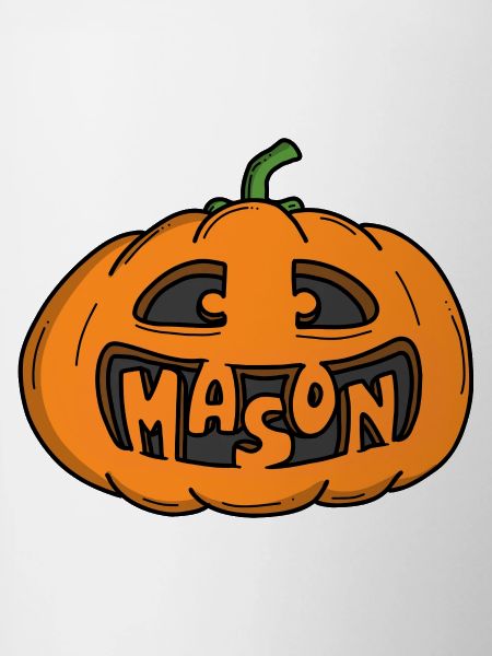 Mason Halloween Pumpkin