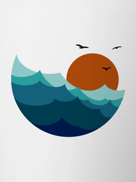 Waves Sunset