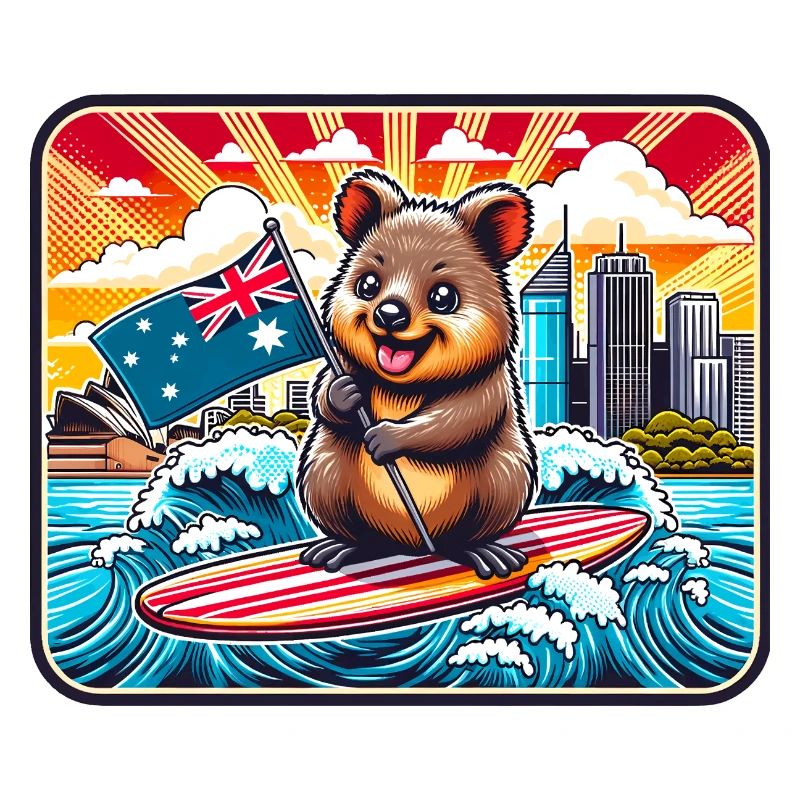 Design de surf australien Quokka