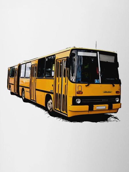 Yellow Ikarus Bus Z80
