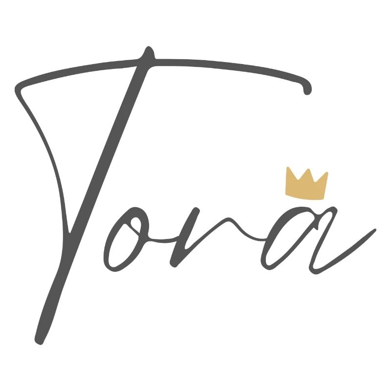 Prinzessin Tora Crown Hemd – Name mit Buchstabe T