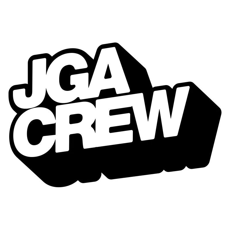 JGA-Crew 3D-Typo