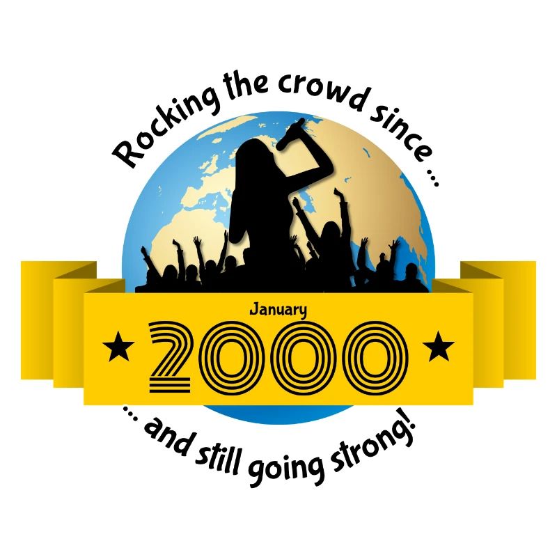 25. Geburtstag Rocking the crowd since 01/2000