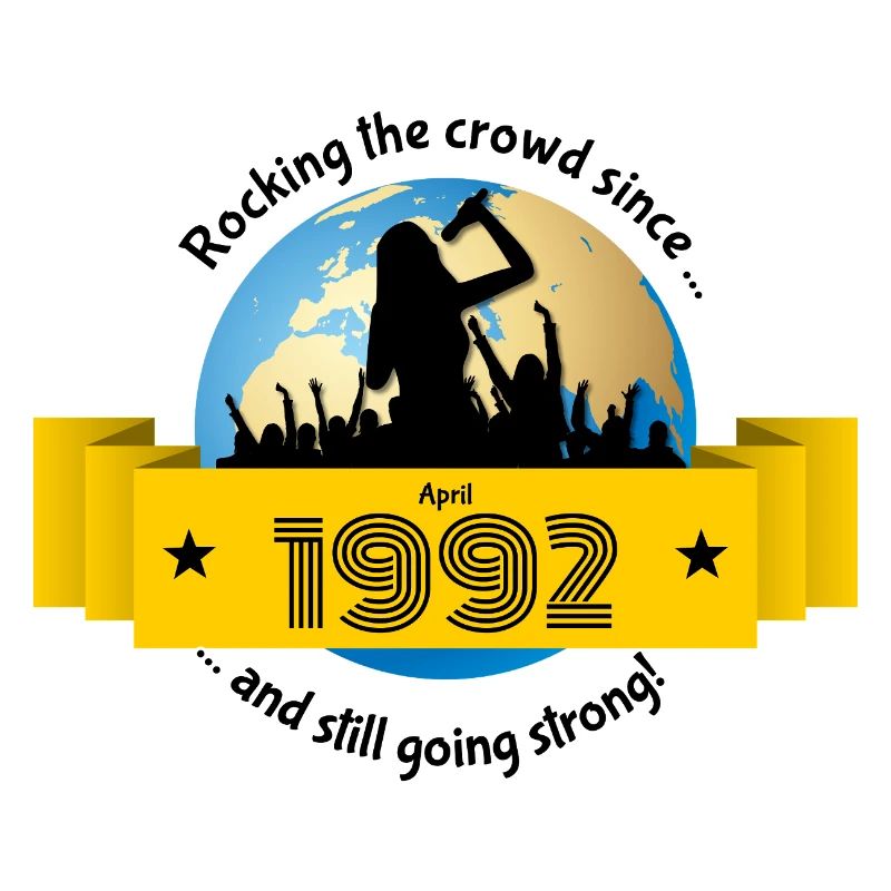 33. Geburtstag Rocking the crowd since 04/1992