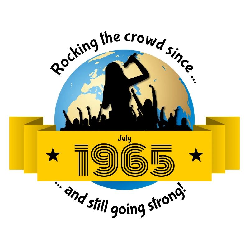 60. Geburtstag Rocking the crowd since 07/1965