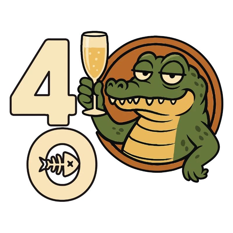 Cheers auf die 40 – Krokodil-Edition