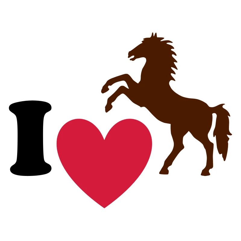★ Les couleurs de conception peuvent être modifiées ★ J'adore les chevaux