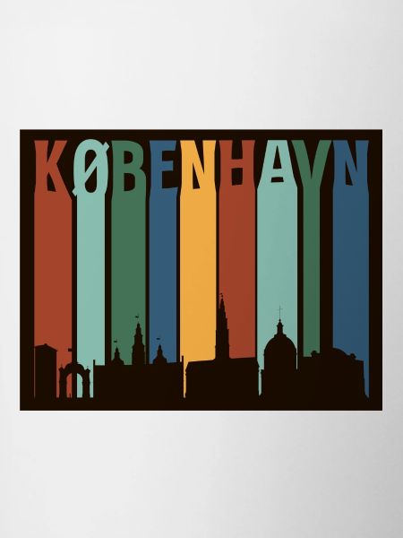 Kopenhagen Farbblock Skyline