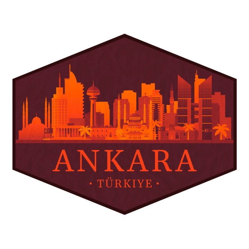Ankara Skyline Badge