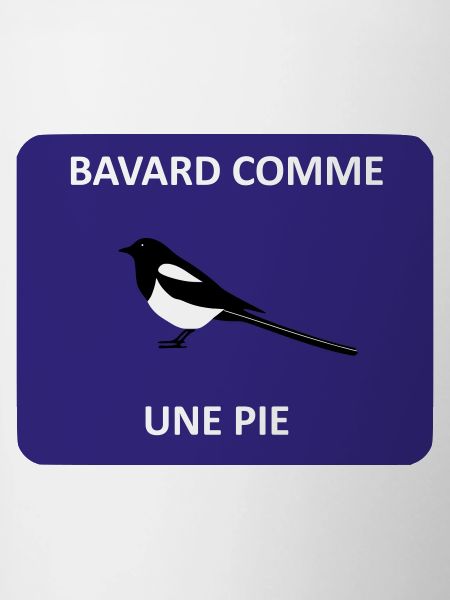 Chatty as a magpie