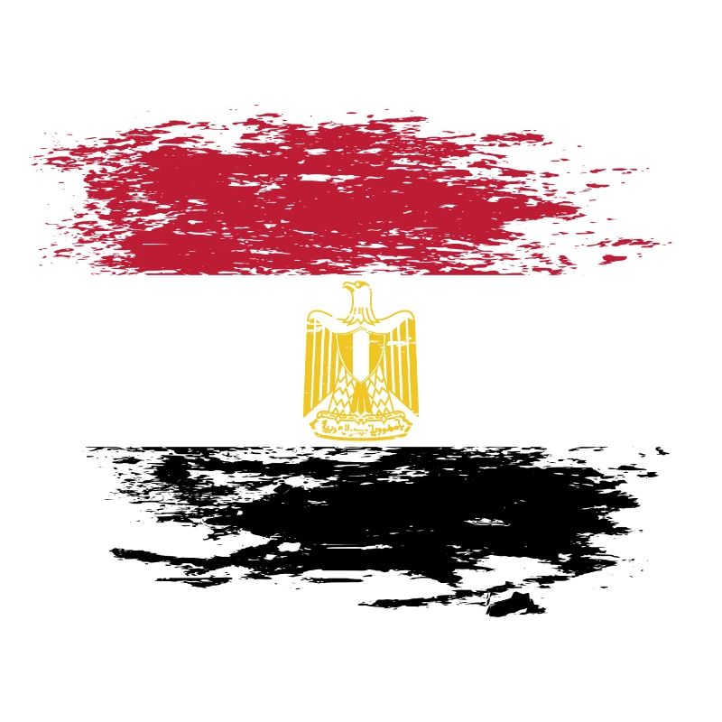 Drapeau égyptien utilisé