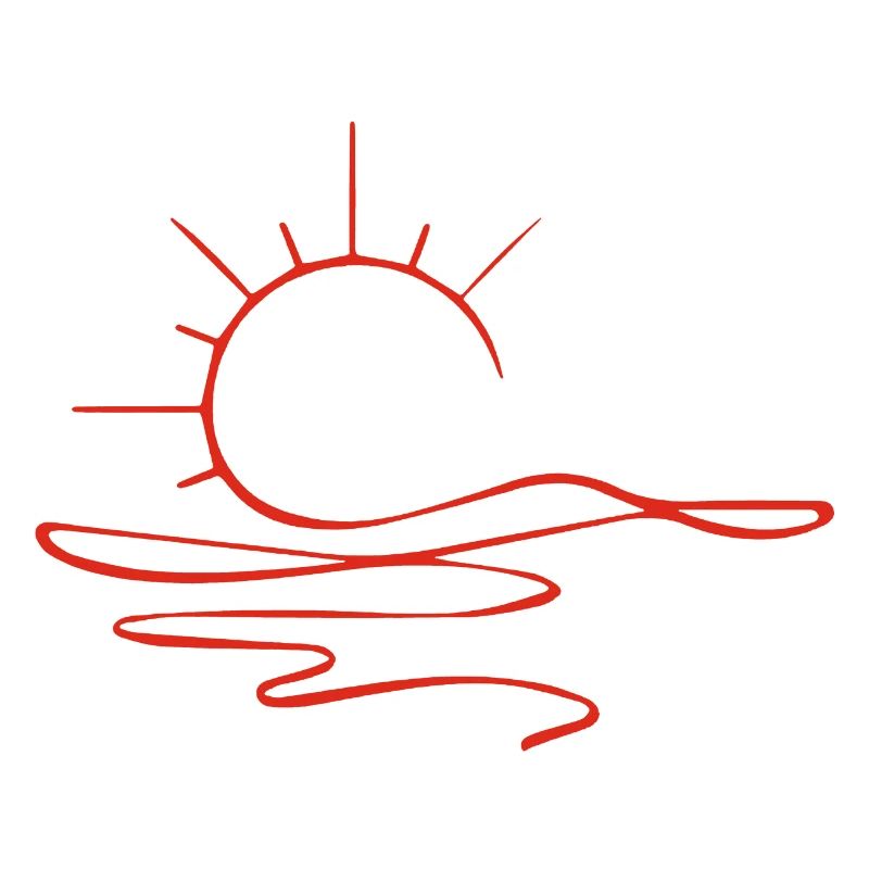 Sunset Sketch (Red)
