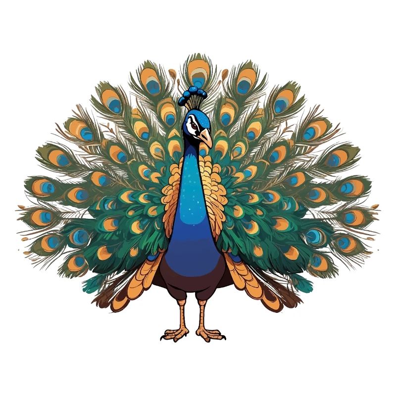 Peacock - Bird Sticker
