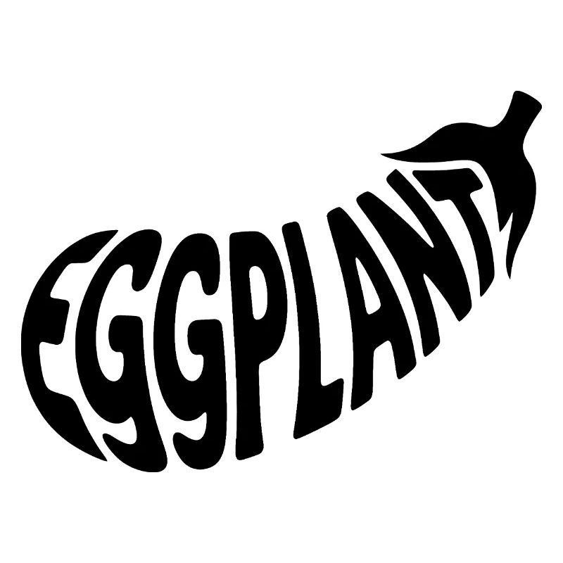 Eggplant - Cool Vegetable Logo
