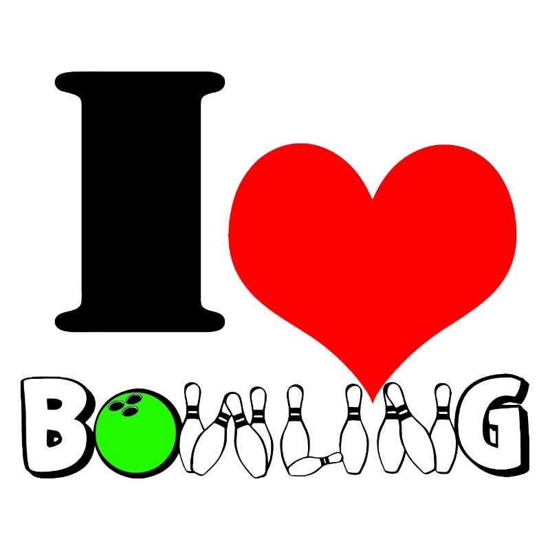 Bowling Liebe Herz