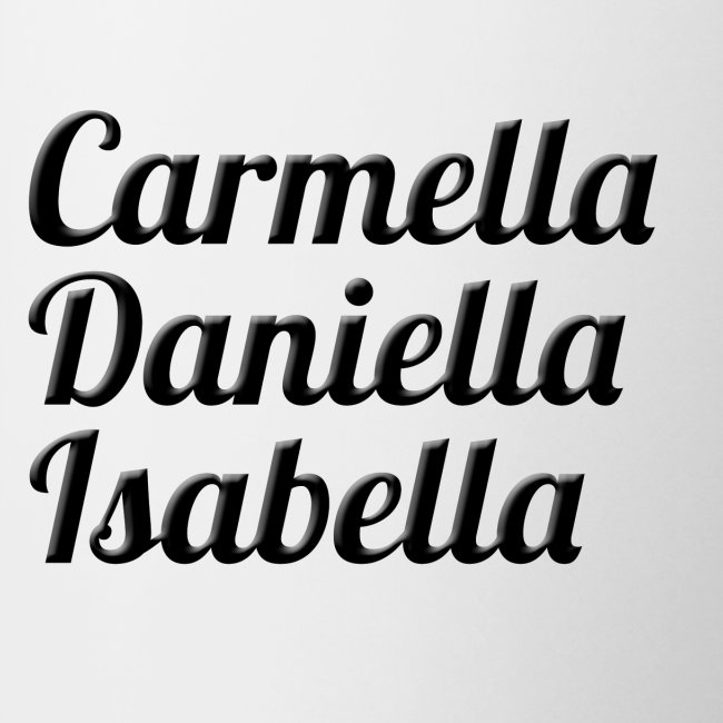 Carmella, Daniella, Isabella